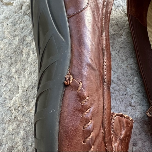 Walking Cradles Elite Brown Leather Slip On ELITE TIPPY Square Toed Loafers - Picture 10 of 14